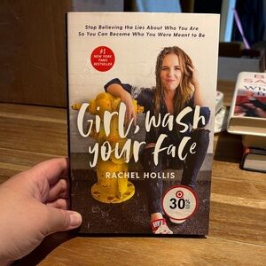 Girl, Wash Your Face by Rachel Hollis - White, Yellow Cover